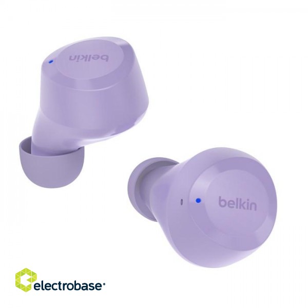 Belkin SoundForm Bolt Headset Wireless In-ear Calls/Music/Sport/Everyday Bluetooth Lavender