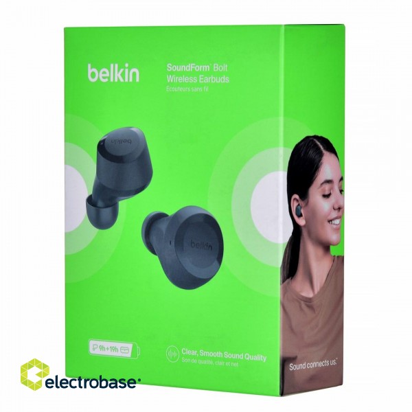 Belkin SoundForm Bolt Headset Wireless In-ear Calls/Music/Sport/Everyday Bluetooth Teal image 8