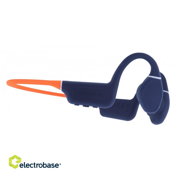 Bone conduction headphones CREATIVE OUTLIER FREE PRO+ wireless, waterproof Orange image 2