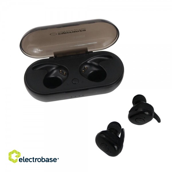 Esperanza EH225K Bluetooth In-Ear Headphone TWS Black paveikslėlis 3
