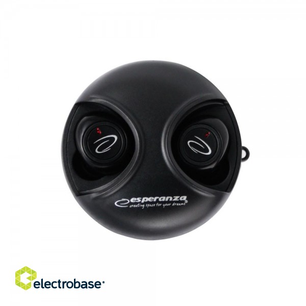 Esperanza EH228K Bluetooth In-Ear Headphone TWS Black paveikslėlis 5