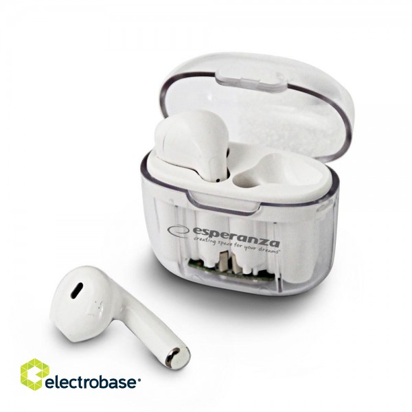 Esperanza EH237W Bluetooth In-Ear Headphone TWS Black paveikslėlis 1