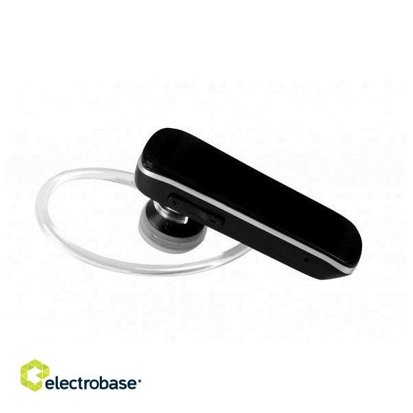 iBox BH4 Headset Wireless Ear-hook, In-ear Calls/Music Black фото 1