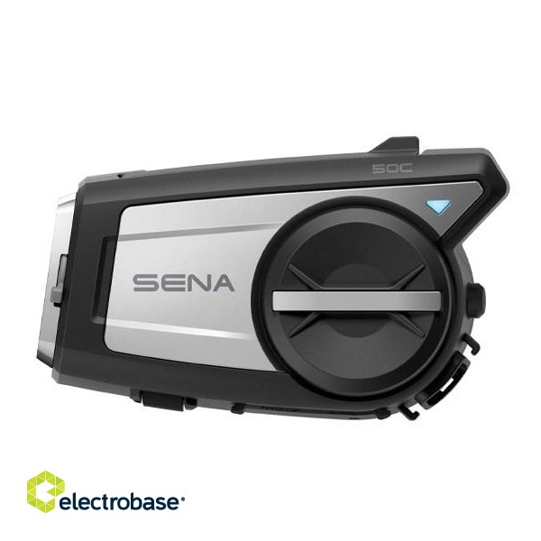 SENA 50C-01 motorcycle intercom Bluetooth 5.0 2000 m 1 pcs. Black image 1