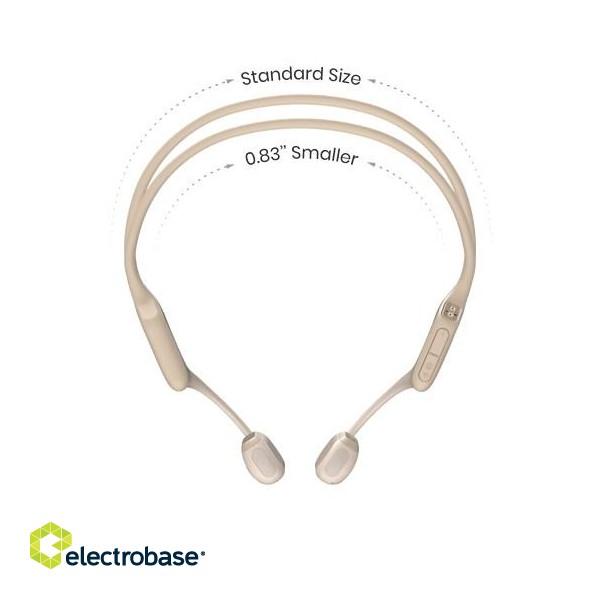 SHOKZ OpenRun Pro Headphones Wireless Ear-hook Sports Bluetooth Beige image 2