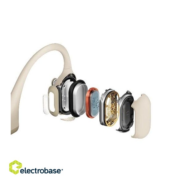 SHOKZ OpenRun Pro Headset Wireless Neck-band Calls/Music Bluetooth Beige image 4