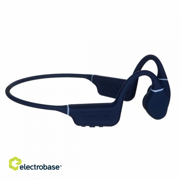 Creative Labs Creative Outlier Free Pro Headset Wireless Neck-band Calls/Music/Sport/Everyday Bluetooth Blue image 9