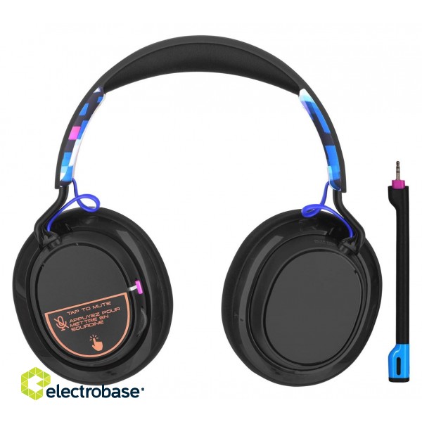 Skullcandy Slyr PRO Multi-Platform Wired Blue Digi-Hype Headphones paveikslėlis 3