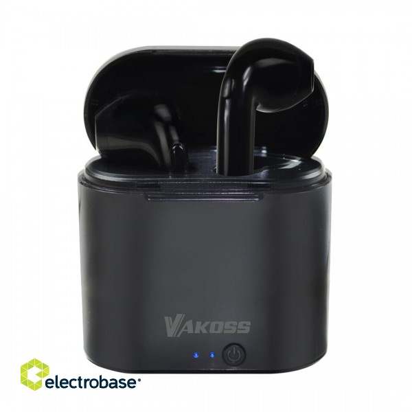 Vakoss SK-832BK headphones/headset In-ear Bluetooth Black image 6