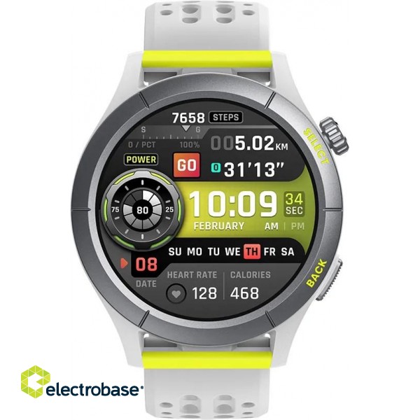 Amazfit Cheetah 3.53 cm (1.39") AMOLED 46.7 mm Digital 454 x 454 pixels Touchscreen Grey GPS (satellite) image 1