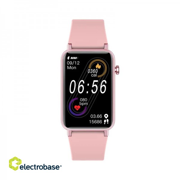 Kumi U3 smartwatch pink paveikslėlis 2