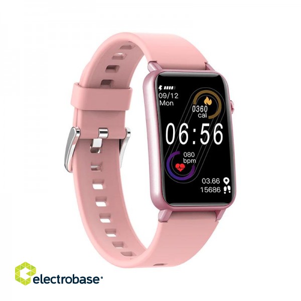 Kumi U3 smartwatch pink image 3