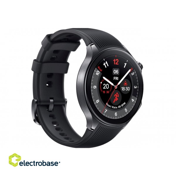 OnePlus Watch 2 3.63 cm (1.43") AMOLED Digital 466 x 466 pixels Touchscreen Black Wi-Fi GPS (satellite) image 3