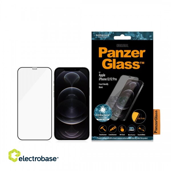 PanzerGlass ® Screen Protector Apple iPhone 12 | 12 Pro | Edge-to-Edge фото 3