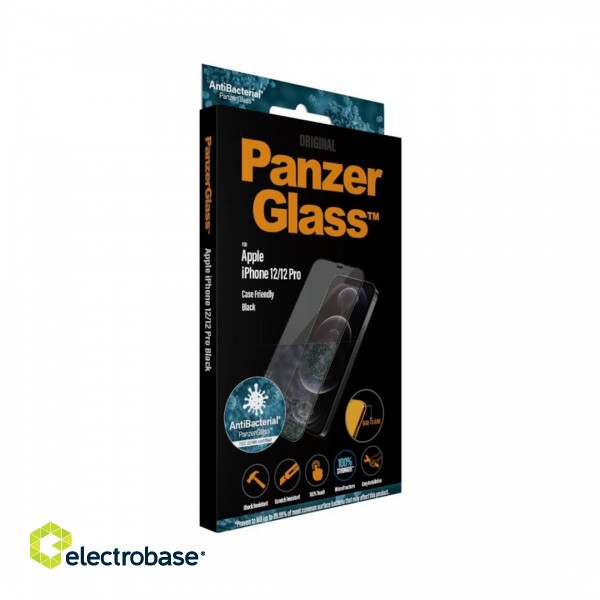 PanzerGlass ® Screen Protector Apple iPhone 12 | 12 Pro | Edge-to-Edge фото 4