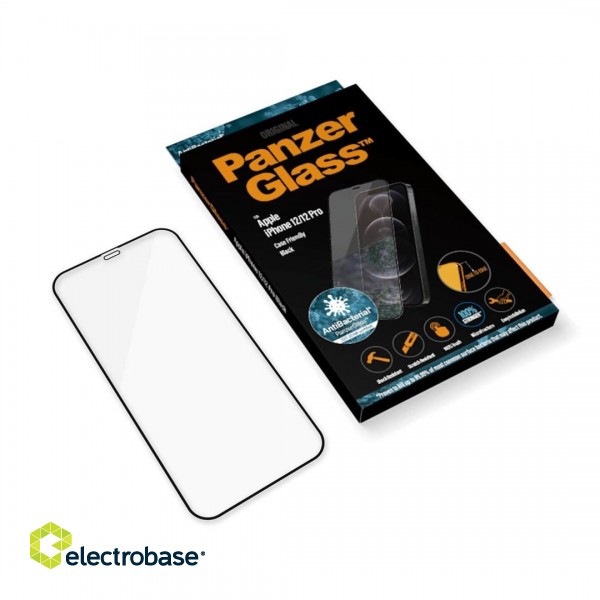 PanzerGlass ® Screen Protector Apple iPhone 12 | 12 Pro | Edge-to-Edge фото 5