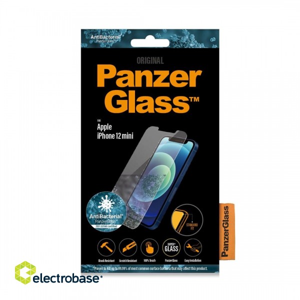 PanzerGlass ® Screen Protector Apple iPhone 12 Mini | Standard Fit фото 2