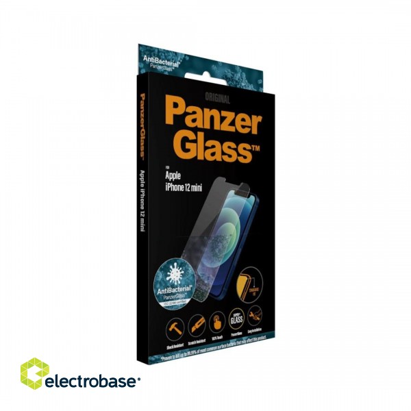 PanzerGlass ® Screen Protector Apple iPhone 12 Mini | Standard Fit фото 4