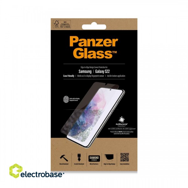 PanzerGlass ® UltraForce1 Samsung Galaxy S22 | Screen Protector фото 2