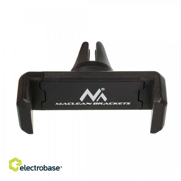 Maclean car phone holder, universal, for ventilation grille, min / max spacing: 54 / 87mm material: ABS, MC-321 paveikslėlis 3