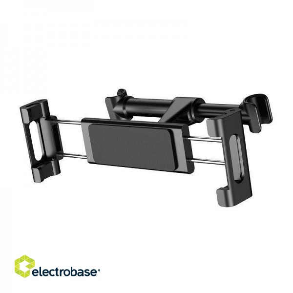 Tablet holder Baseus for car headrest (black) image 1