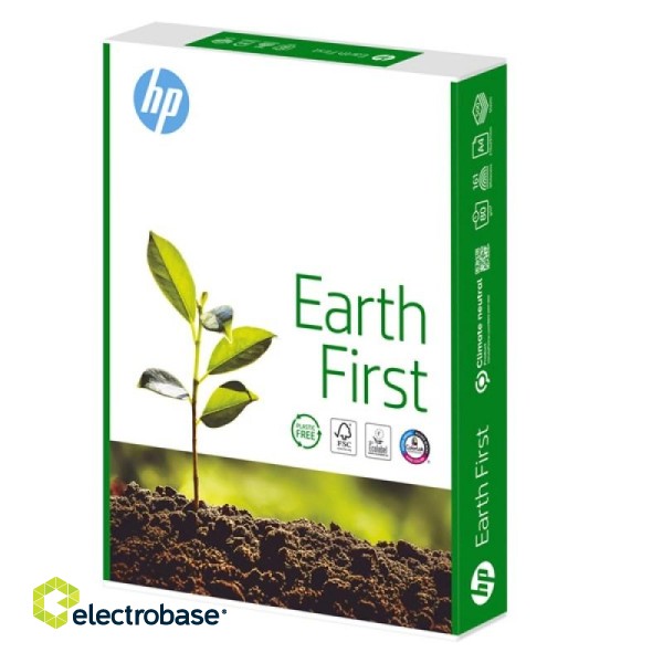 HP EARTH FIRST PHOTOCOPY PAPER, ECO, A4, CLASS B+, 80GSM, 500 SHEETS. фото 2