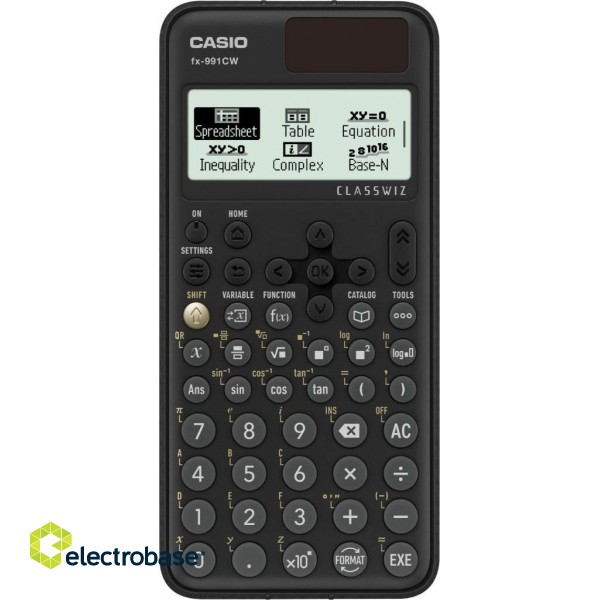Casio FX-991CW calculator Pocket Scientific Black paveikslėlis 5