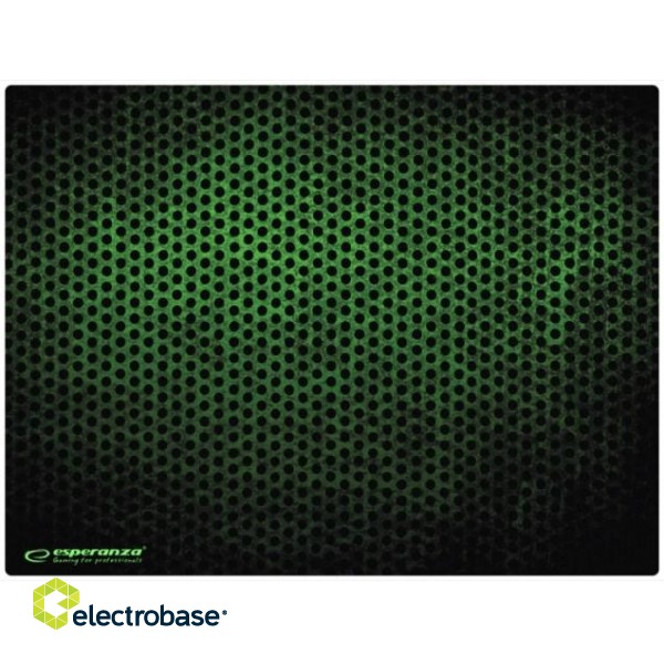 Esperanza EGP103G mouse pad Gaming mouse pad Black, Green image 2