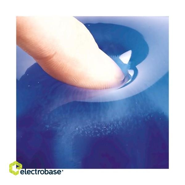 Fellowes Mouse & Wrist Pad Gel CRYSTAL cyan фото 3