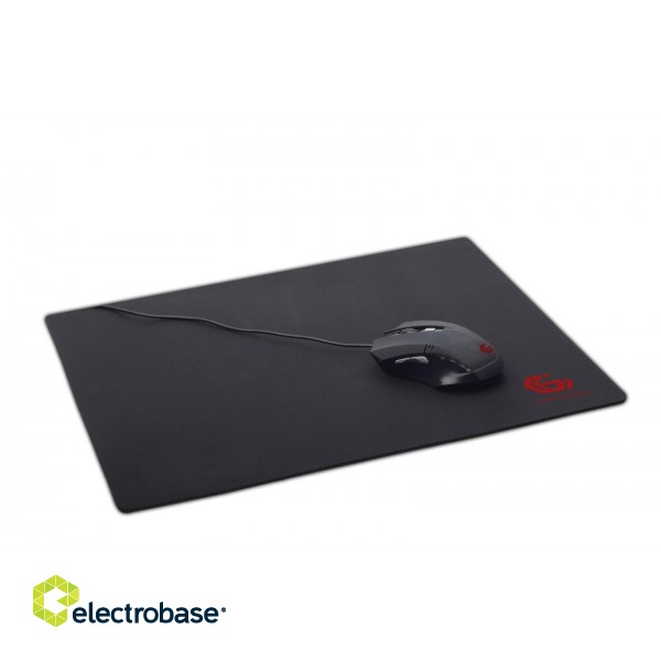 Gembird MP-GAME-M mouse pad Gaming mouse pad Black image 1