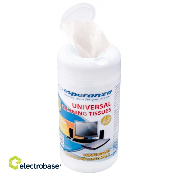Esperanza ES105 Universal cleaning wipes - 100 items image 3