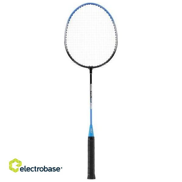 NILS NRZ012 STEEL badminton set 2 rackets + 3 shuttlecocks + 195x22cm net + case image 2