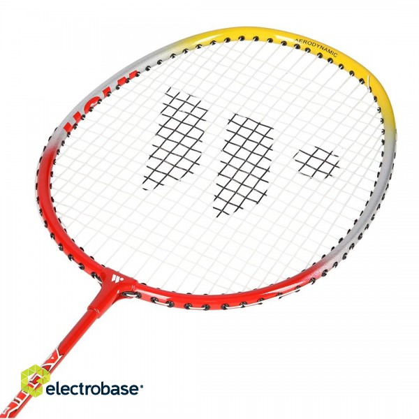 Wish Alumtec 366K badminton racquet set image 3