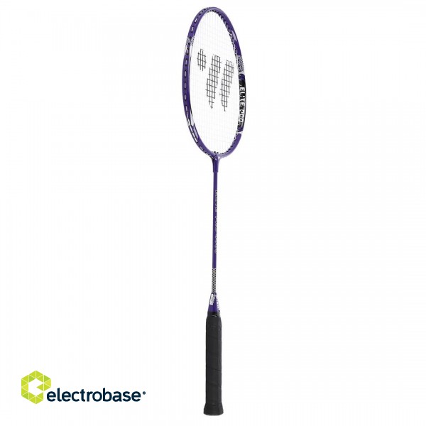 Wish Alumtec badminton racket set 4466 2 purple rackets + 3 shuttlecocks + net + lines image 3