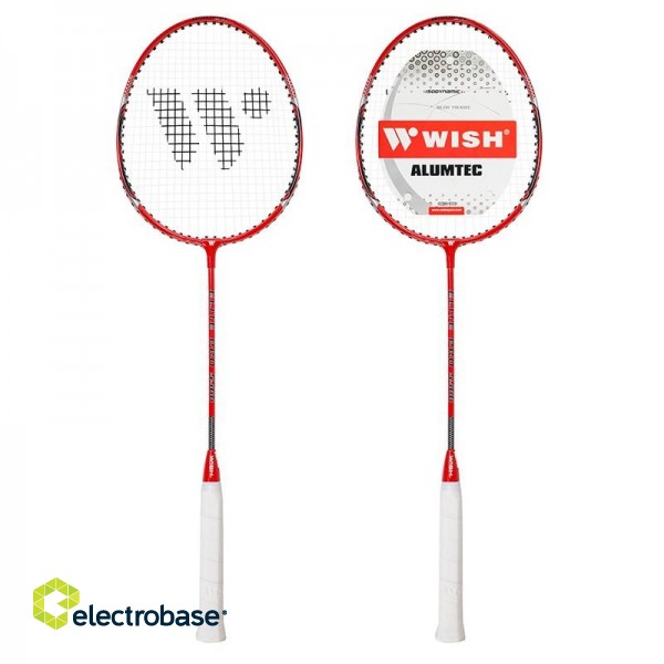 Wish Alumtec badminton racket set 4 rackets + 3 ailerons + net + lines paveikslėlis 3