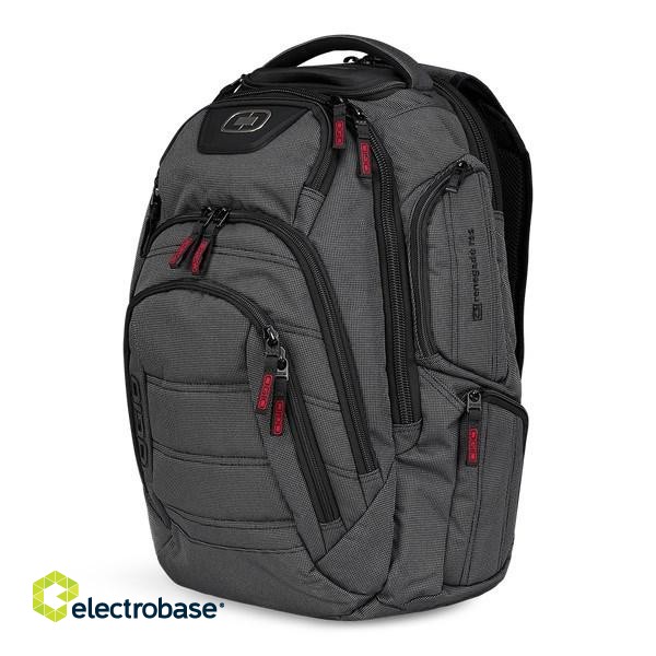 OGIO BACKPACK RENEGADE RSS BLACK PINDOT P/N: 111071_317 image 3