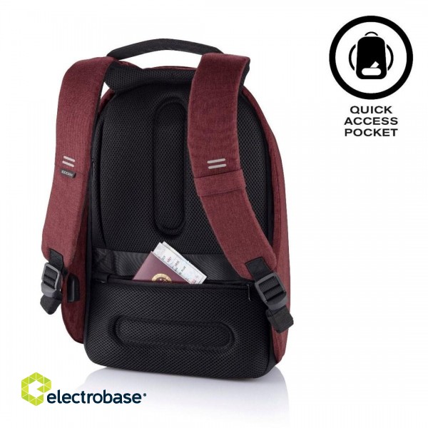 XD DESIGN ANTI-THEFT BACKPACK BOBBY HERO SMALL RED P/N: P705.704 image 4