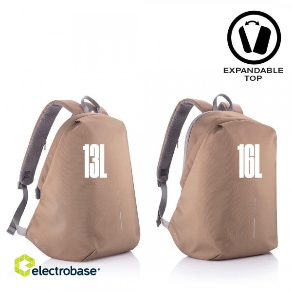 XD DESIGN ANTI-THEFT BACKPACK BOBBY SOFT BROWN P/N: P705.796 image 6