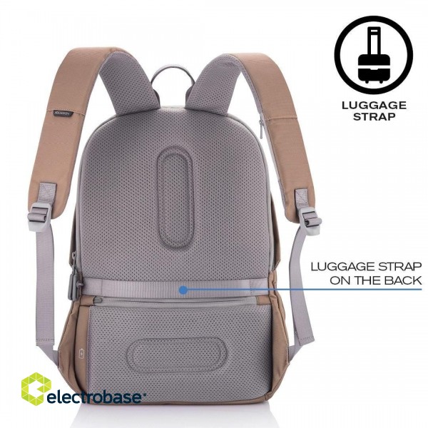 XD DESIGN ANTI-THEFT BACKPACK BOBBY SOFT BROWN P/N: P705.796 image 8