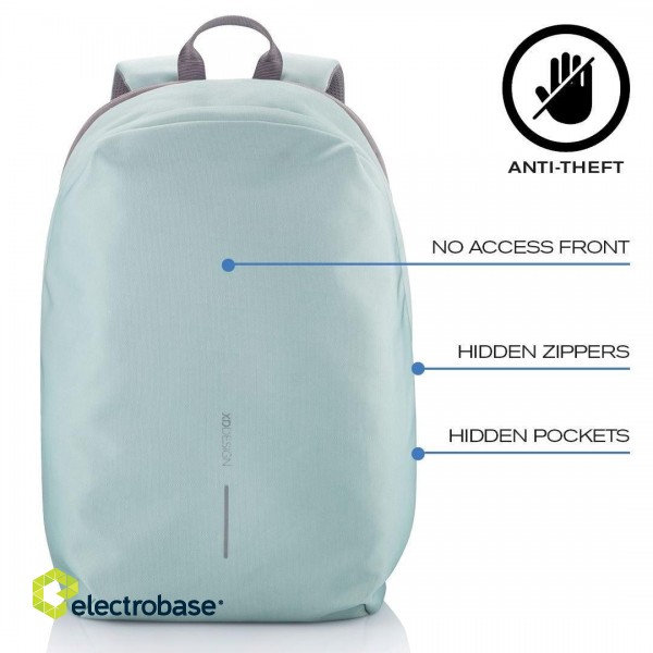 XD DESIGN ANTI-THEFT BACKPACK BOBBY SOFT GREEN (MINT) P/N: P705.797 image 3