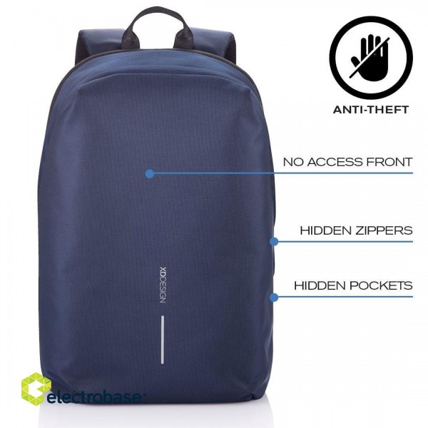 XD DESIGN ANTI-THEFT BACKPACK BOBBY SOFT NAVY P/N: P705.795 image 3