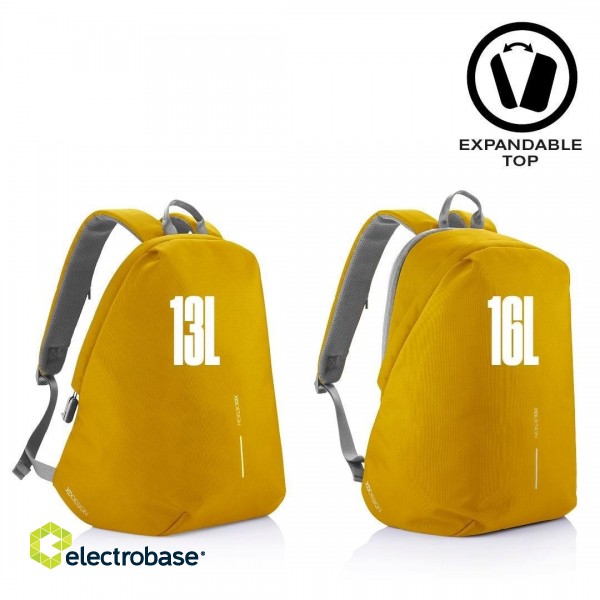 XD DESIGN ANTI-THEFT BACKPACK BOBBY SOFT YELLOW P/N: P705.798 image 5
