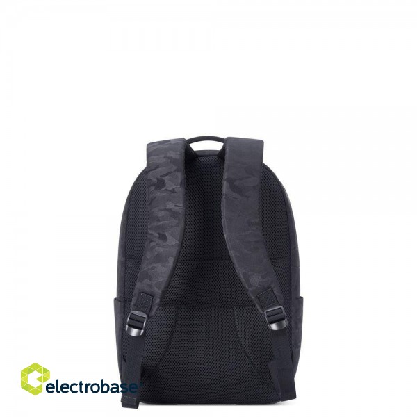 Delsey 391060010 laptop case 39.6 cm (15.6") Backpack Black, Camouflage paveikslėlis 3