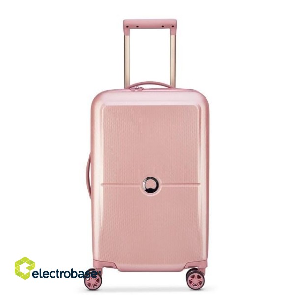 DELSEY SUITCASE TURENNE 55CM 4 DOUBLE WHEELS TROLLEY CASE PEONIA image 1