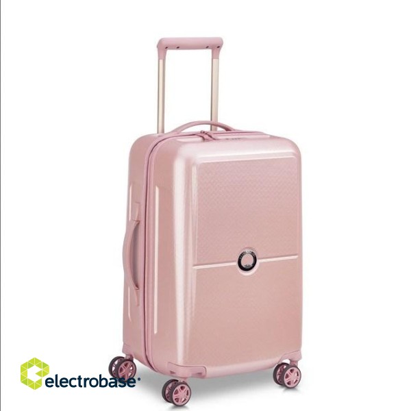 DELSEY SUITCASE TURENNE 55CM 4 DOUBLE WHEELS TROLLEY CASE PEONIA image 2