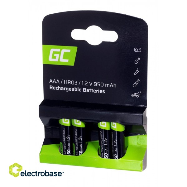 Green Cell GR03 household battery Rechargeable battery AAA Nickel-Metal Hydride (NiMH) image 2