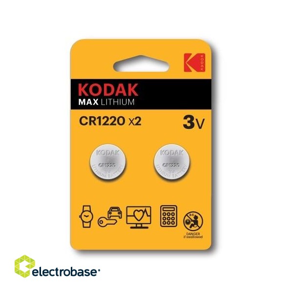 Kodak CR1220 Single-use battery Lithium image 2
