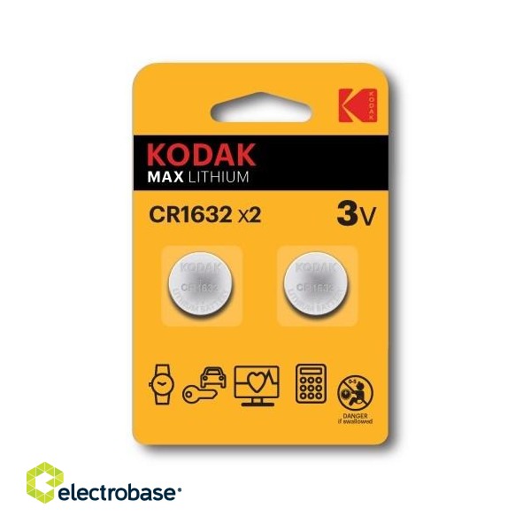 Kodak CR1632 Single-use battery Lithium image 2