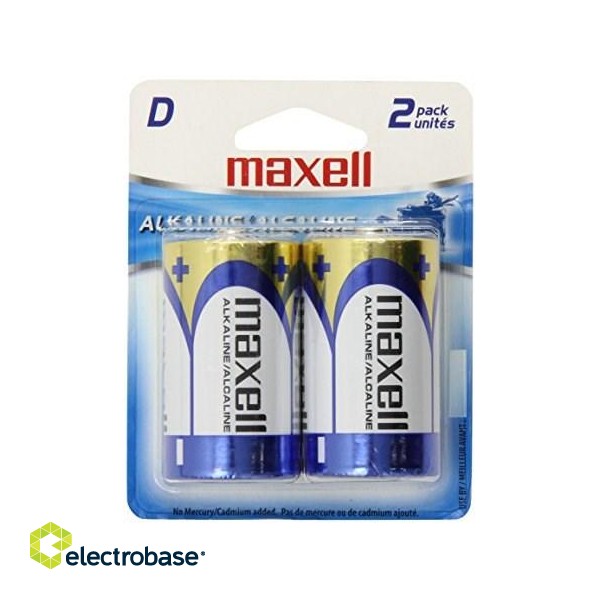 MAXELL battery alkaline LR20 2 pcs.