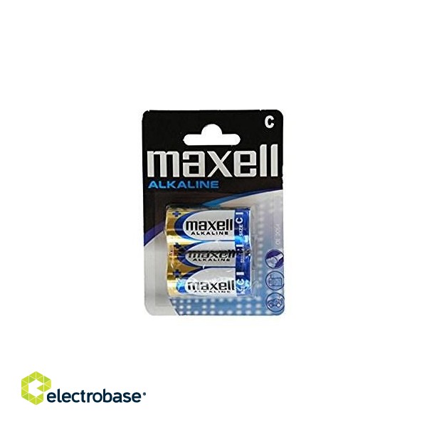 MAXELL battery alkaline LR14, 2 pcs.